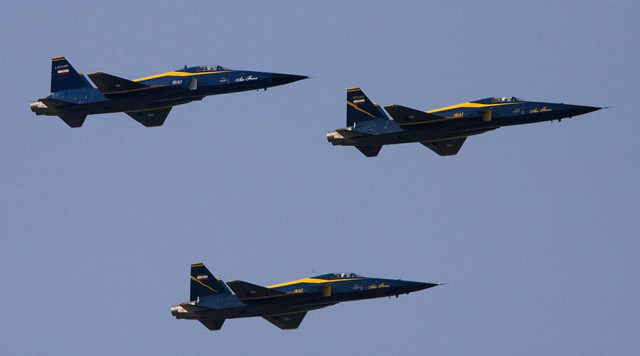 iran 039 s domestically produced saegheh fighter jets photo reuters iran 039 s domestically produced saegheh fighter jets photo reuters