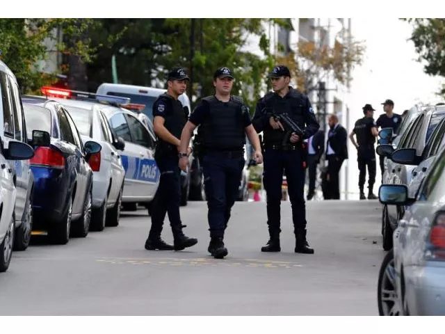 riot police stand guard near the israeli embassy in ankara turkey september 21 2016 photo reuters