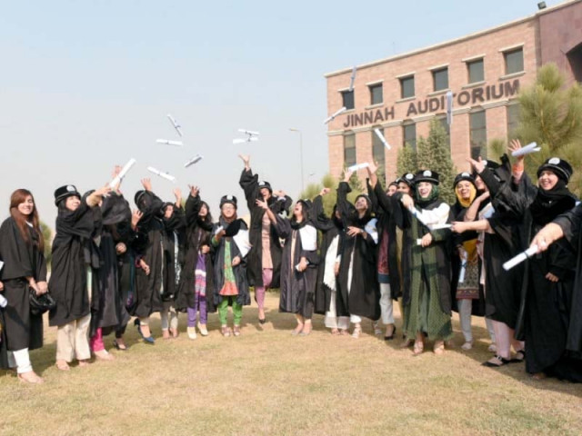 nust students rejoice after convocation photo express nust students rejoice after convocation photo express