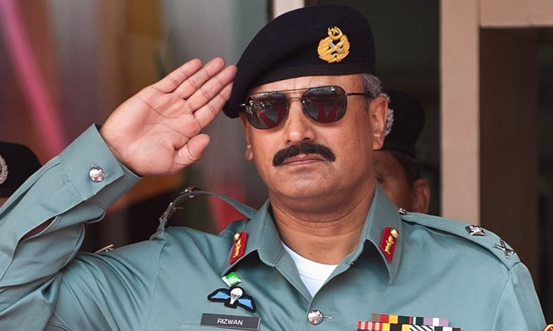 dg isi lt gen rizwan akhtar photo afp