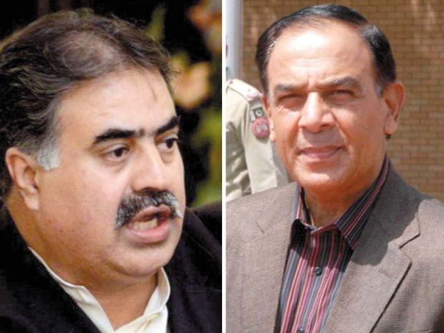 balochistan cm sanaullah zehri nab chairman qamar zaman chaudhry photo file balochistan cm sanaullah zehri nab chairman qamar zaman chaudhry photo file