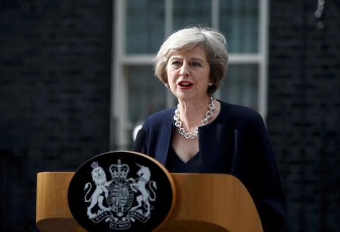 britain 039 s prime minister theresa may speaks to the media outside number 10 downing street in central london britain photo reuters