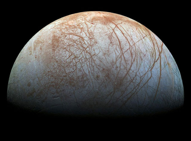 nasa announced last year that it intends to send a robotic spacecraft equipped with a suite of scientific instruments to circle europa in the 2020s photo afp