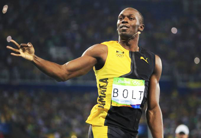 usian bolt after his victory photo reuters