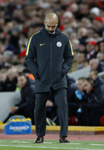 guardiola all but gives up on league title