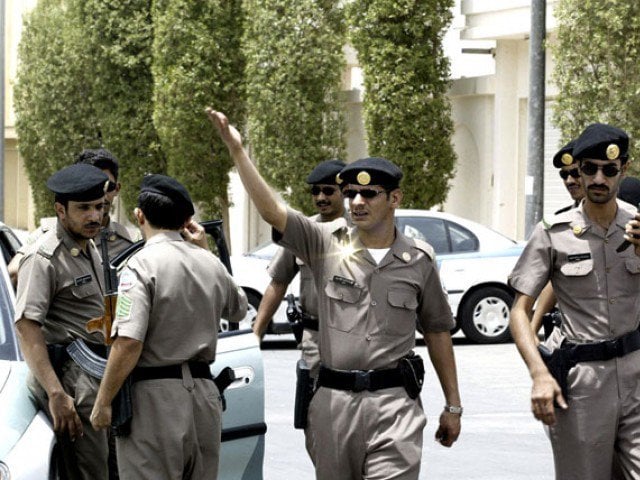 a file photo of saudi police personnel photo reuters file