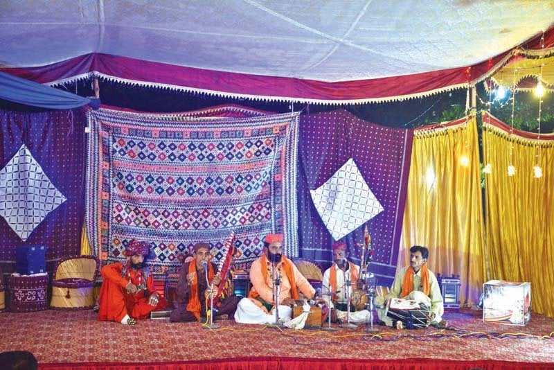 a cultural night was also held at the university campus where local singers and musicians presented their performances for the audience photo express