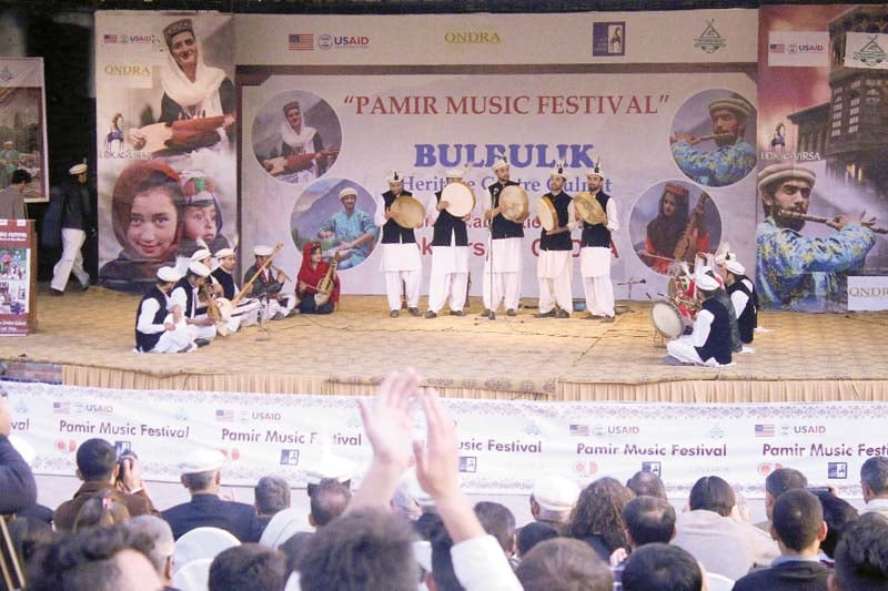 artists perform at pamir music festival photo express