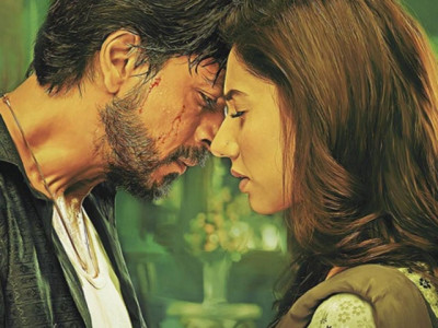 mahira khan srk get hearts racing in new raees poster mahira khan srk get hearts racing in new raees poster