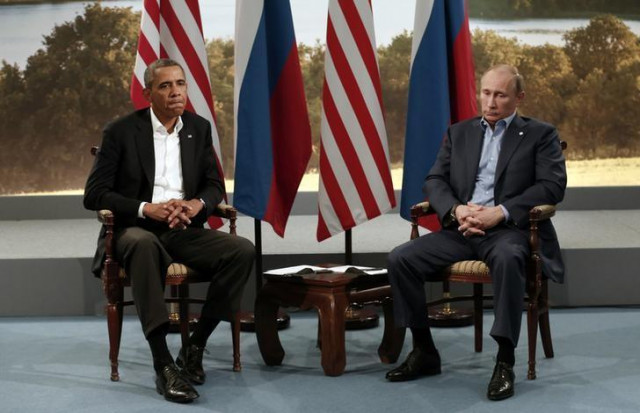 u s president barack obama l meets with russian president vladimir putin at a g8 summit photo reuters