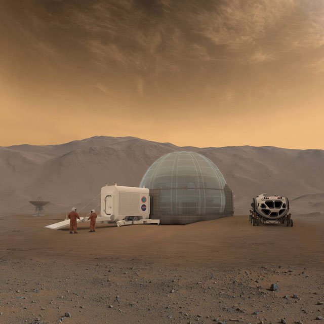 nasa unveils new concept for living on mars photo nasa