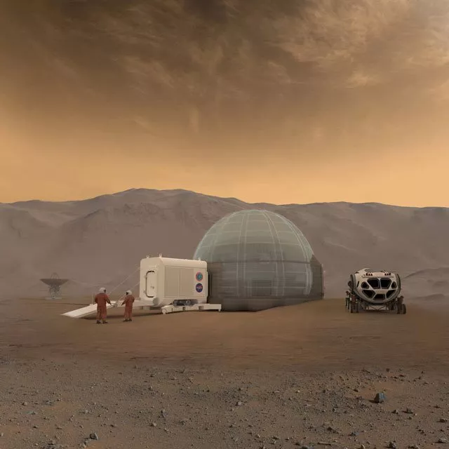 nasa unveils new concept for living on mars photo nasa nasa unveils new concept for living on mars photo nasa