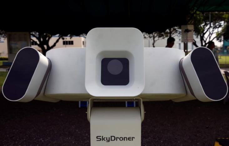 a skydroner 500 anti drone system is pictured during a demonstration in singapore photo reuters