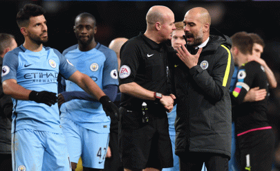guardiola annoyed at city being treated harshly