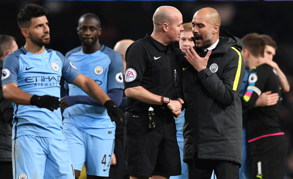 manchester city were reduced to 10 men in 2 1 victory over burnley photo reuters