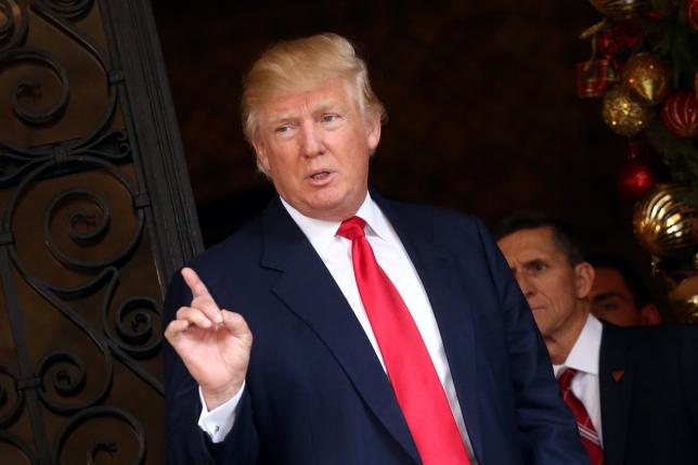 us president elect donald trump talks to members of the media photo reuters