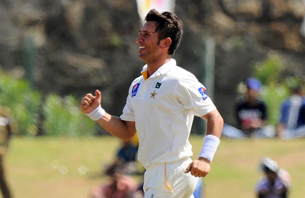 yasir is currently playing in third test against australia in sydney photo afp