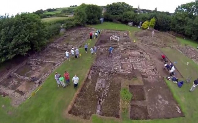 some of the plot after it was dug up by a series of volunteers credit wales news service some of the plot after it was dug up by a series of volunteers credit wales news service