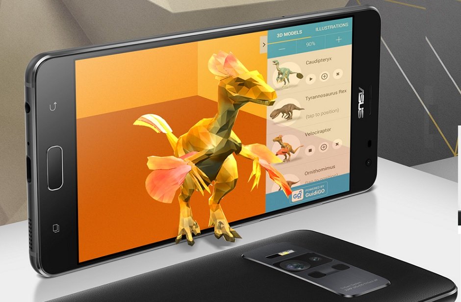 smartphone with google 3d tango from taiwan s asus