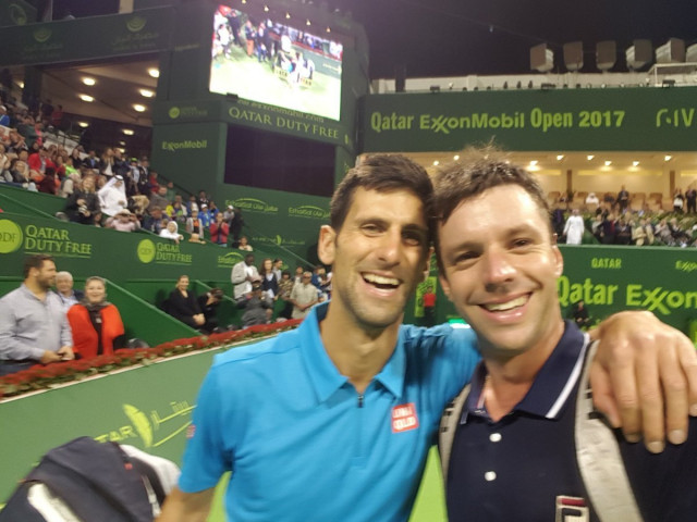 horacio zeballos r takes a quick selfie with novak djokovic photo courtesy horacio zeballos twitter horacio zeballos r takes a quick selfie with novak djokovic photo courtesy horacio zeballos twitter