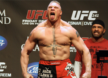 brock lesnar banned for one year