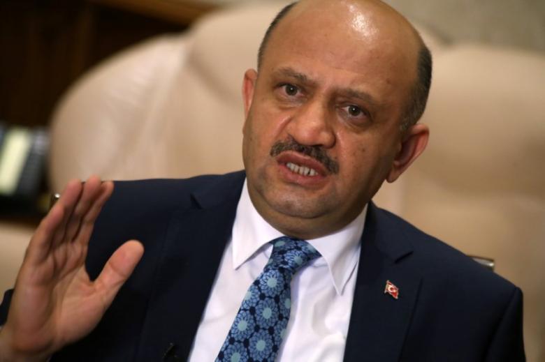 turkey 039 s defence minister fikri isik answers a question during an interview with reuters in ankara turkey photo reuters