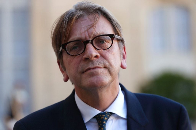former belgium prime minister guy verhofstadt heads the alliance of liberals and democrats for europe alde in the european parliament photo afp former belgium prime minister guy verhofstadt heads the alliance of liberals and democrats for europe alde in the european parliament photo afp