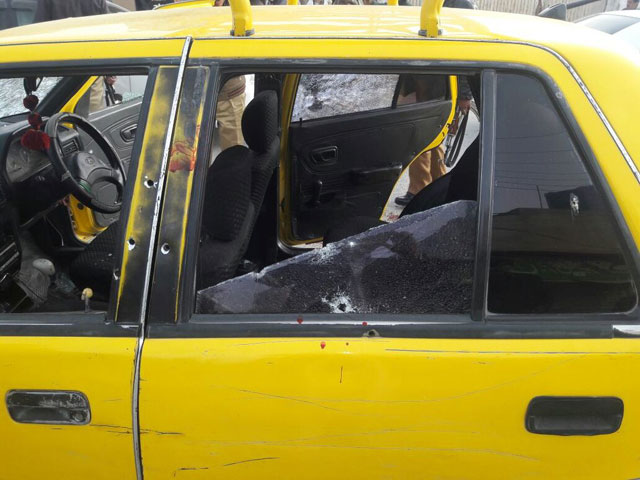 the yellow cab which was targeted photo express