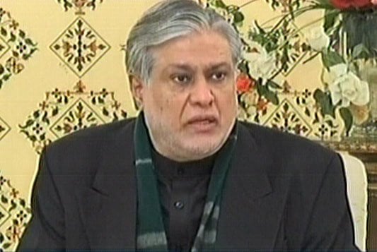 finance minister ishaq dar addressing a press conference in islamabad on january 7 2017 express news screen grab