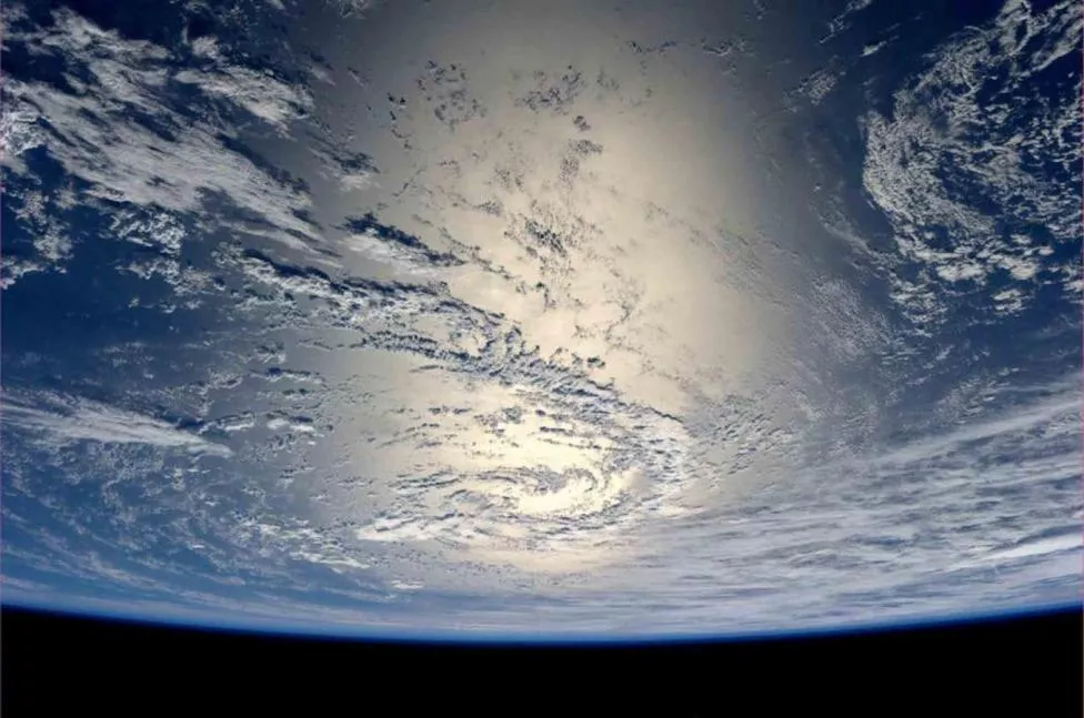 the sun reflects off the water in this picture taken by german astronaut alexander gerst photo reuters