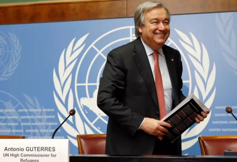 antonio guterres united nations high commissioner for refugees unhcr smiles after a news conference at the united nations in geneva switzerland december 18 2015 reuters denis balibouse antonio guterres united nations high commissioner for refugees unhcr smiles after a news conference at the united nations in geneva switzerland december 18 2015 reuters denis balibouse