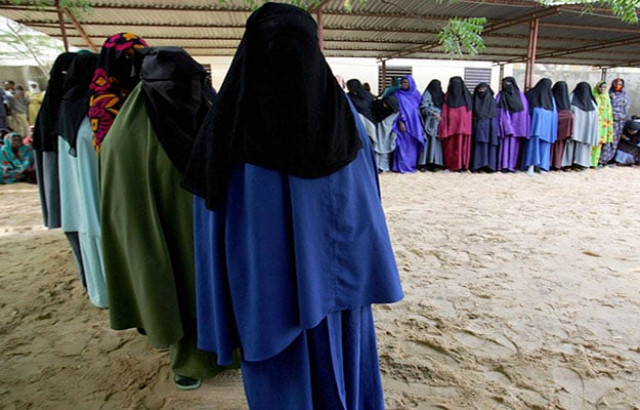 the measure appeared to be motivated by security concerns since bandits have repeatedly used this garment to perpetrate their crimes photo afp the measure appeared to be motivated by security concerns since bandits have repeatedly used this garment to perpetrate their crimes photo afp