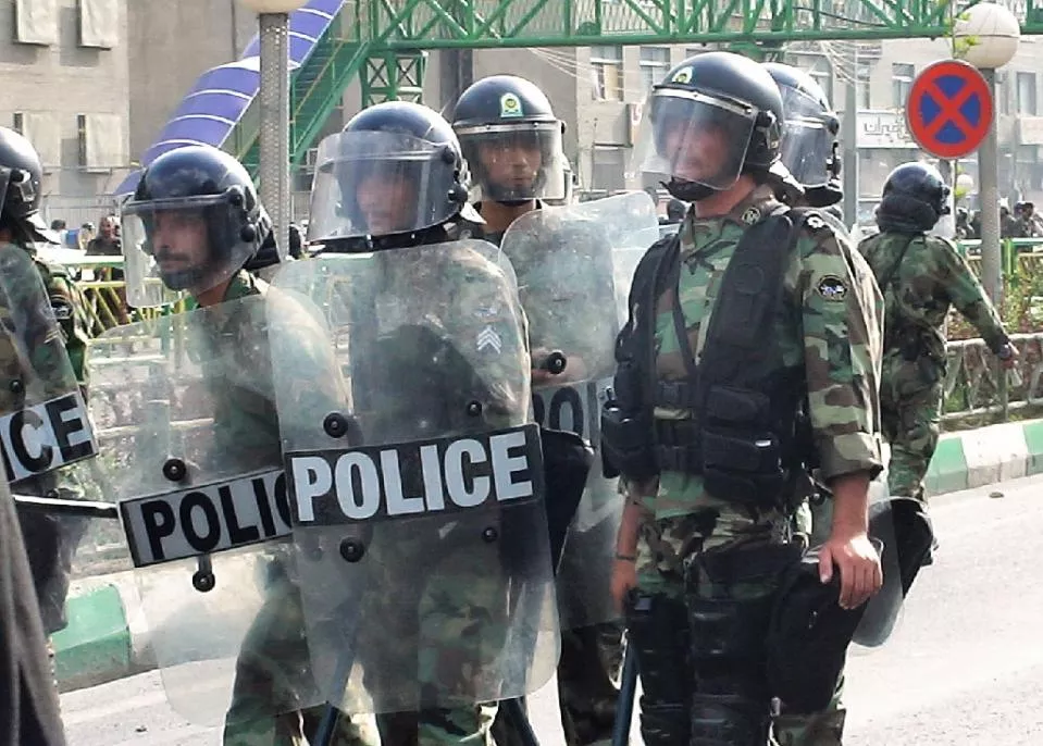 a file photo of iranian police photo afp a file photo of iranian police photo afp
