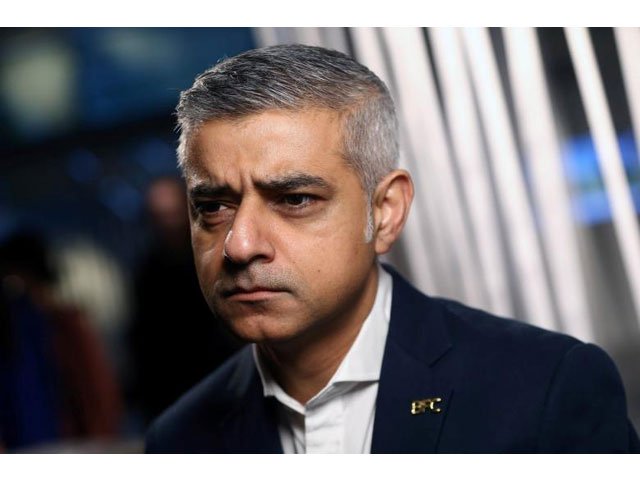 mayor of london sadiq khan speaks during a television interview during london fashion week men 039 s 2017 in london britain january 6 2017 photo reuters