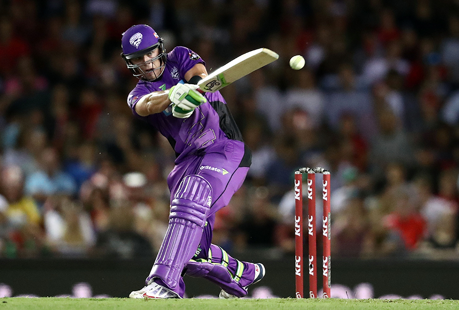 ben mcdermott hit the first century of the 2016 17 big bash league melbourne renegades v hobart hurricanes bbl 2016 17 melbourne january 12 2017 photo courtesy getty images