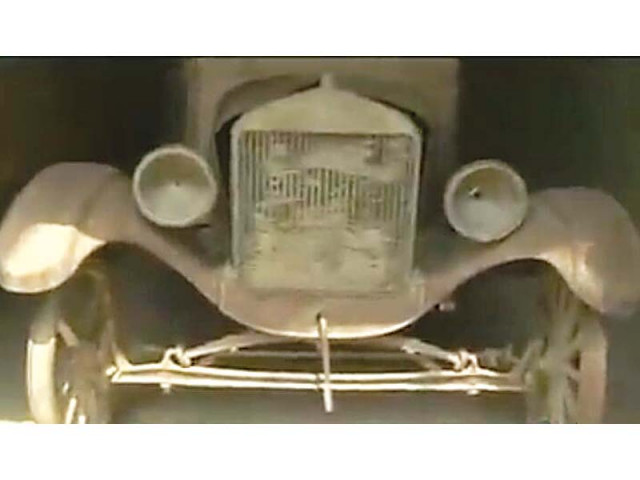 the car of acclaimed archaeologist sir john marshall has been lying forgotten in a garage for years photo courtesy mujahid shah the car of acclaimed archaeologist sir john marshall has been lying forgotten in a garage for years photo courtesy mujahid shah
