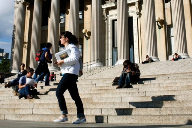 a student walks across the campus of columbia university in new york october 5 2009 photo reuters a student walks across the campus of columbia university in new york october 5 2009 photo reuters