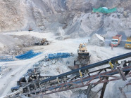 stone crushing along thandiani road abbottabad photo mohammad zubair khan