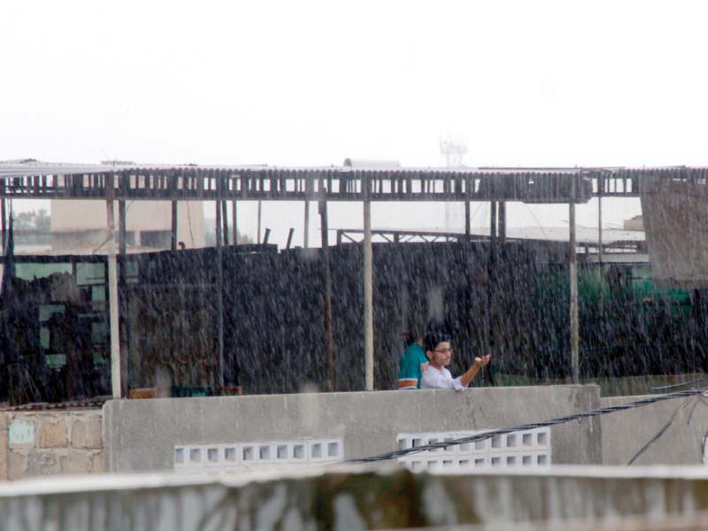 the city received its first rainfall of the winter season on friday the rainfall is expected to continue till the end of the weekend photo athar khan express