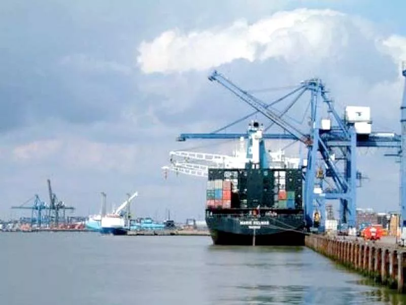 at present large to very large vessels carrying cargo for pakistan go to deep sea ports like jebel ali in the uae to offload and reload the cargo on smaller vessels that can be accommodated on pakistan s shores photo file at present large to very large vessels carrying cargo for pakistan go to deep sea ports like jebel ali in the uae to offload and reload the cargo on smaller vessels that can be accommodated on pakistan s shores photo file