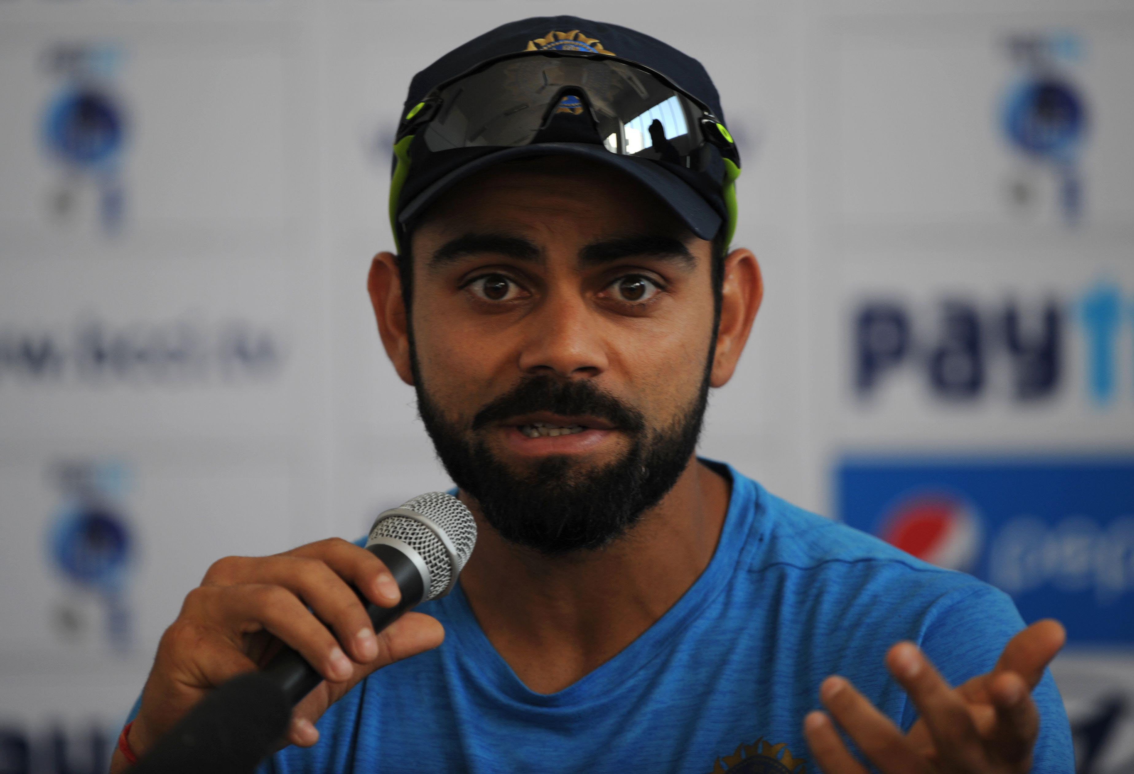 india 039 s captain virat kohli speaks at a press conference photo afp