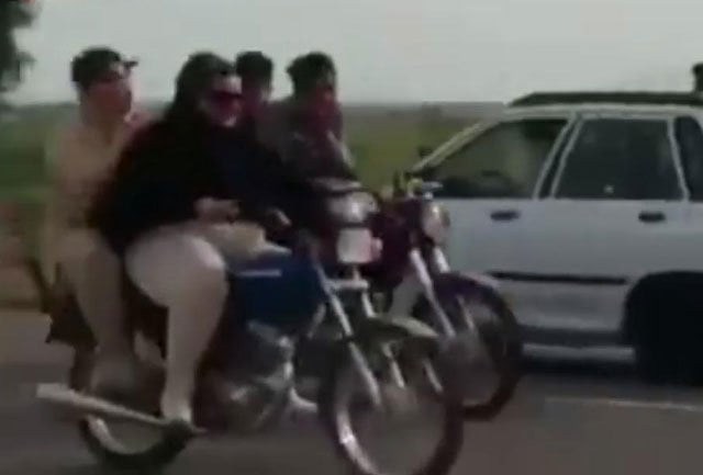 the women were filmed and harassed by some men as they drove through the crowd photo my stealthy freedom the women were filmed and harassed by some men as they drove through the crowd photo my stealthy freedom