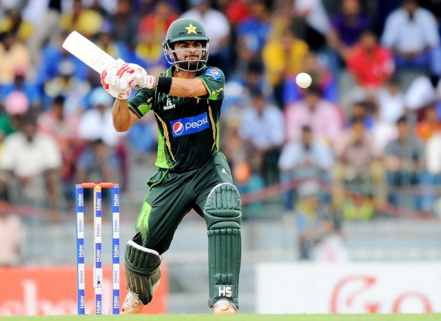 shehzad hit 14 boundaries and three maximums in his unbeaten 163 run innings photo afp shehzad hit 14 boundaries and three maximums in his unbeaten 163 run innings photo afp