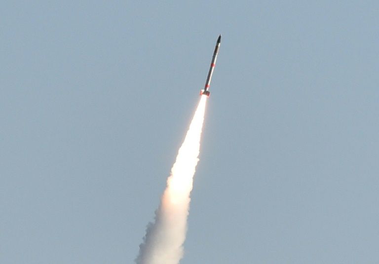 the world 039 s smallest rocket ss 520 carrying a mini satellite for observation of the earth 039 s surface is launched from the japan aerospace exploration agency 039 s uchinoura space center in kagoshima prefecture on january 15 2017 photo afp