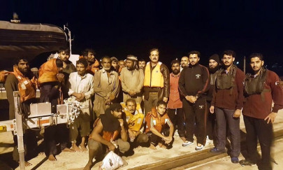 navy saves 18 fishermen from drowning near ormara coast navy saves 18 fishermen from drowning near ormara coast