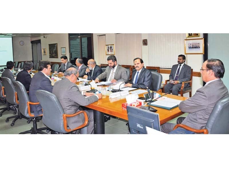 nab chief chaudhry chairs a meeting of the bureau photo express