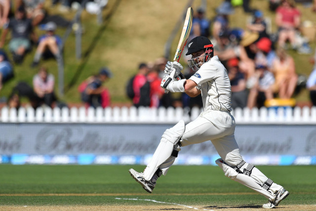 leading from the front kane williamson l celebrates his century with henry nicholls at the basin reserve in wellington photo afp leading from the front kane williamson l celebrates his century with henry nicholls at the basin reserve in wellington photo afp