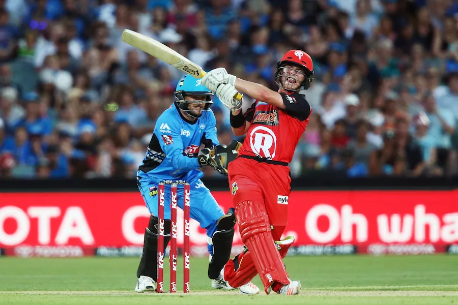 marcus harris of the melbourne renegades bats in front of tim ludeman of the adelaide strikers during the big bash league match against adelaide strikers at adelaide oval on january 16 2017 in adelaide australia photo courtesy cricket australia marcus harris of the melbourne renegades bats in front of tim ludeman of the adelaide strikers during the big bash league match against adelaide strikers at adelaide oval on january 16 2017 in adelaide australia photo courtesy cricket australia