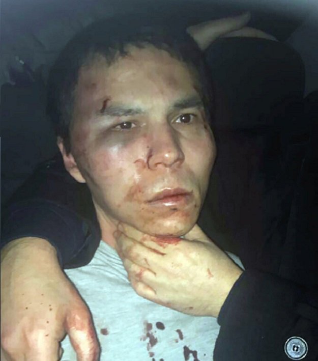 this handout picture released by the turkish police on january 16 2017 shows the main suspect in the reina nightclub rampage captured by turkish police photo afp