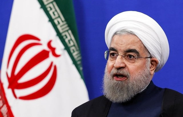 iranian president hassan rouhani gives a press conference in tehran on jaunary 17 2017 to mark the first anniversary of the implementation of a historic nuclear deal photo afp iranian president hassan rouhani gives a press conference in tehran on jaunary 17 2017 to mark the first anniversary of the implementation of a historic nuclear deal photo afp
